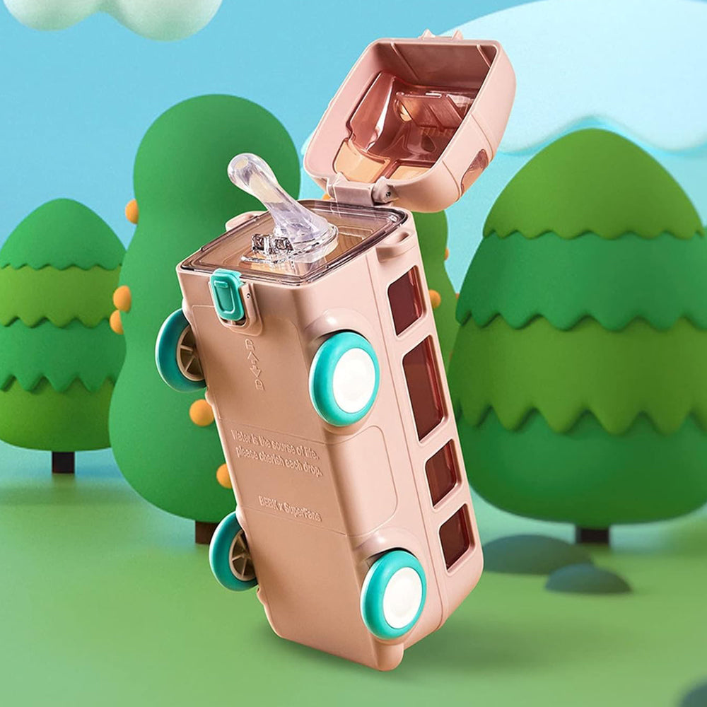 Bus Shape Water Bottle with Strap