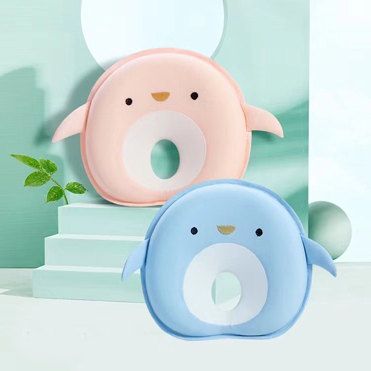 Newborn Baby Soft Head Shape Pillow