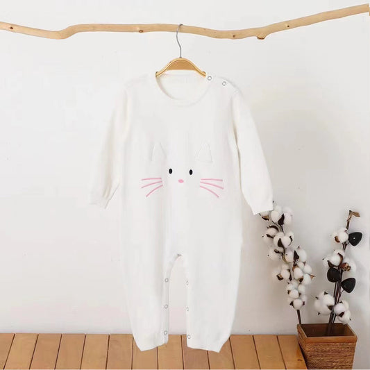 Kitty Sweater Romper For Babies