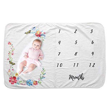 Monthly Milestone Baby Blanket