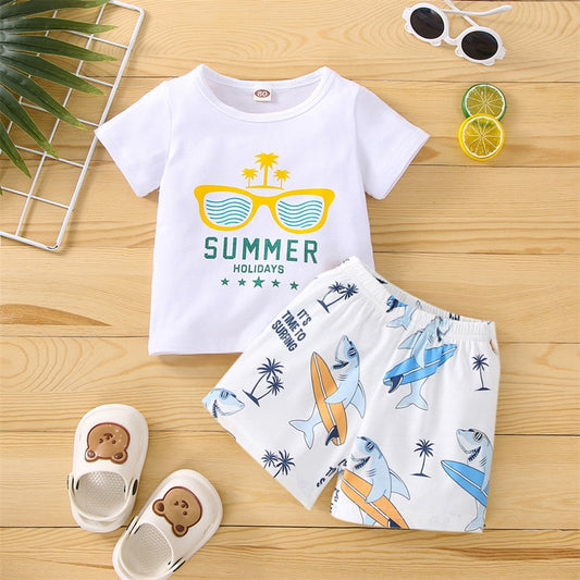 Summer T-Shirt and Shorts Set For Kids