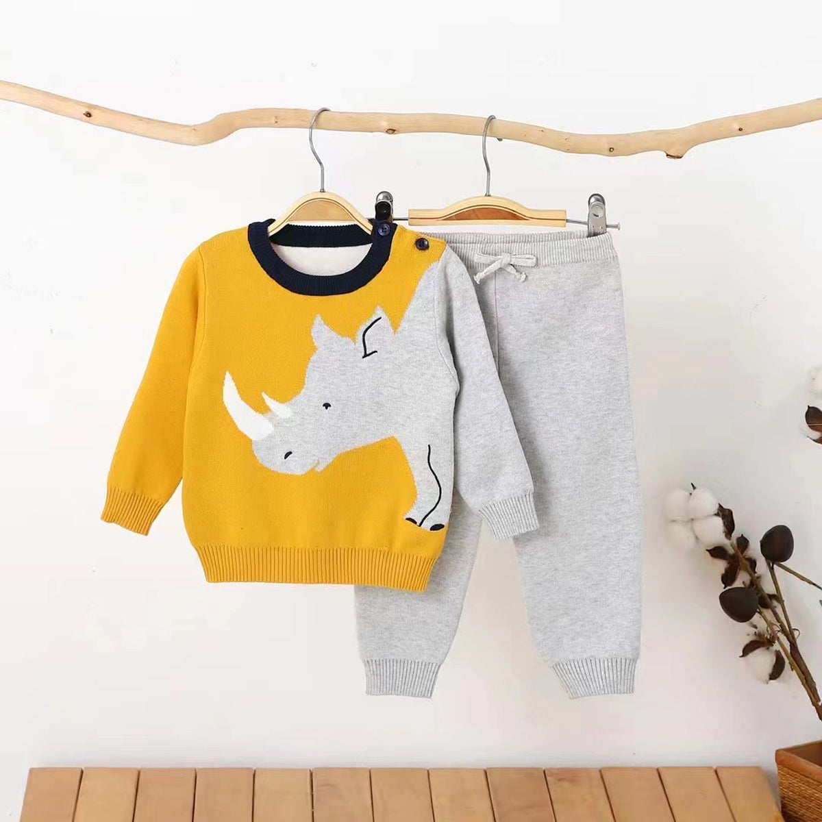 Full-sleeve Sweater Set for Babies