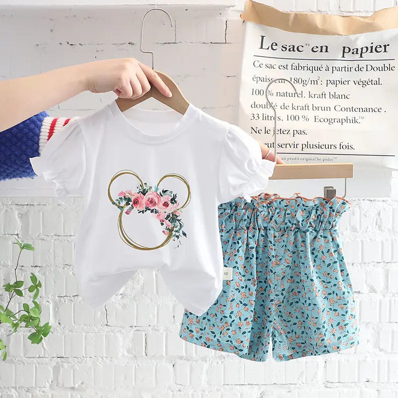 Cotton T-Shirt + Shorts Sets
