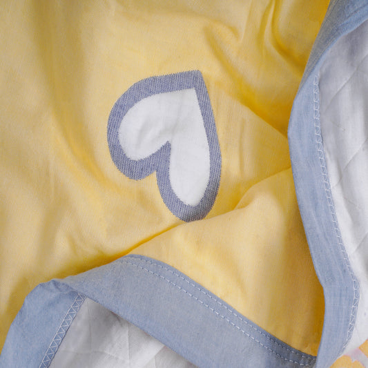 Super Soft Reversible Baby Quilt Blanket