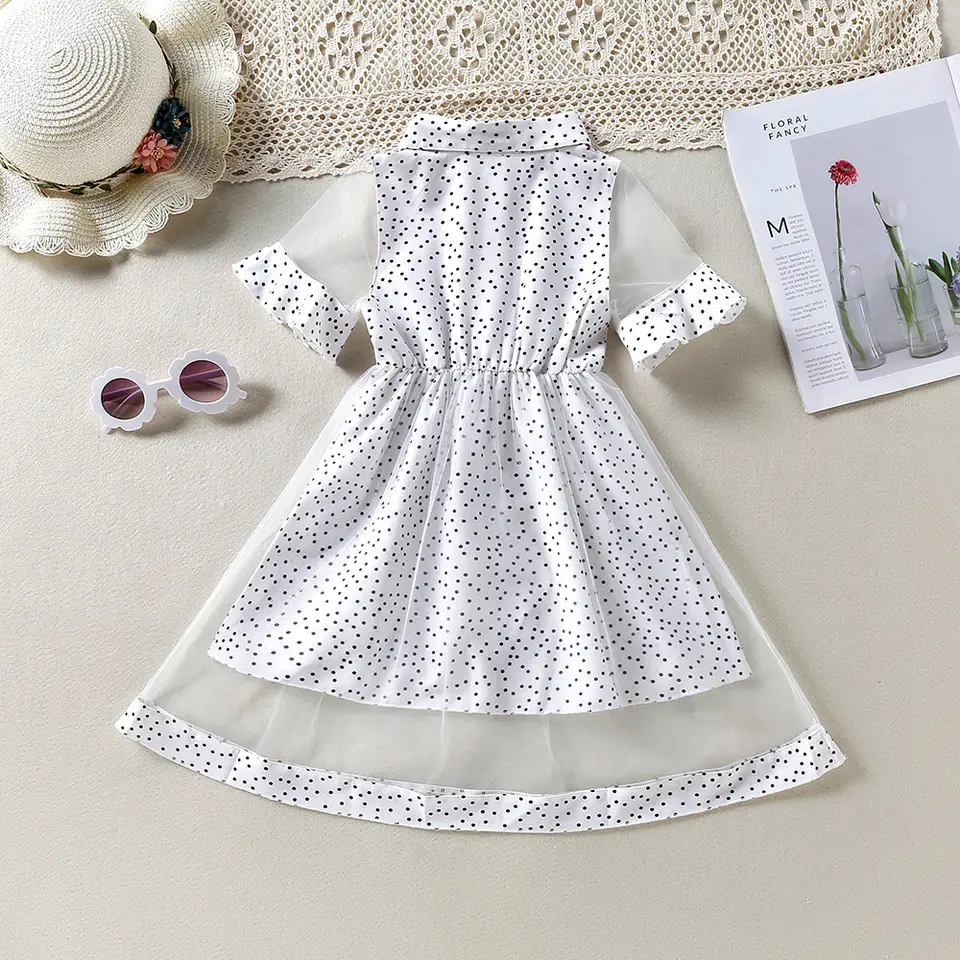 Beautiful Baby Girls Princess Dot Dress