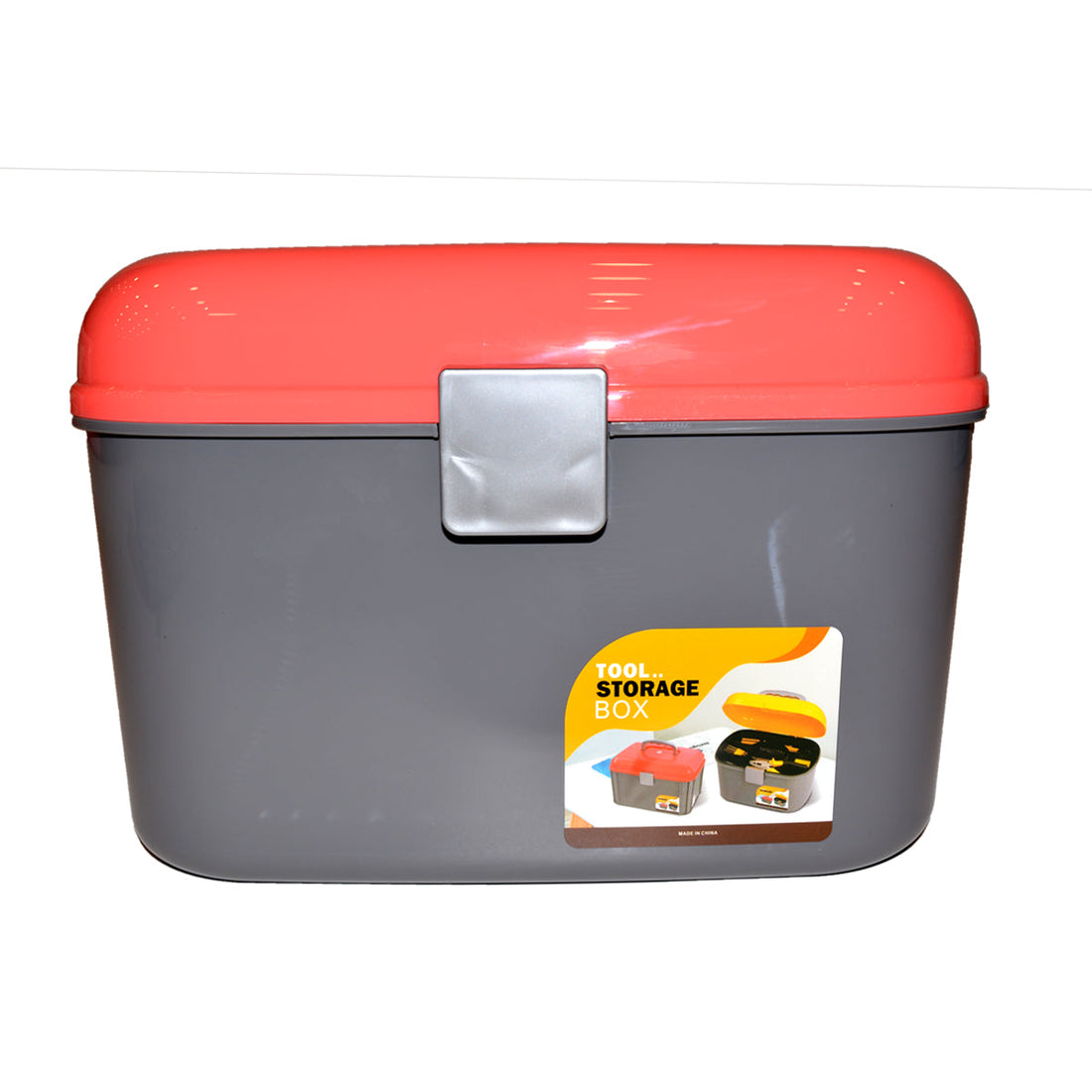 Plastic Tool Storage Box Organizer with Handle