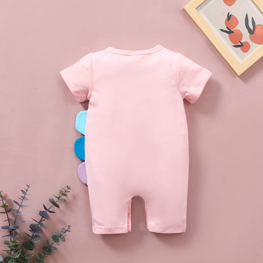 Unicorn Print Soft Short-Sleeved Romper For Baby's  3 - 6 M