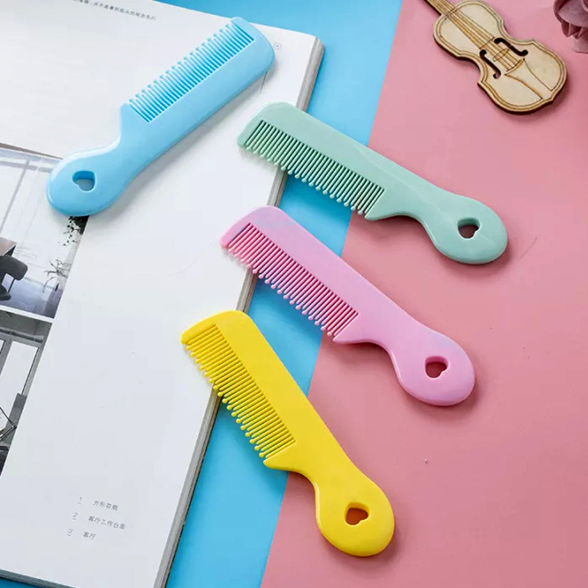 Children Comb Soft Soft Comb Sets (Pack of 4 ) for Babies