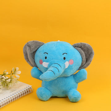 Elephant Soft Toy With Grey Ears