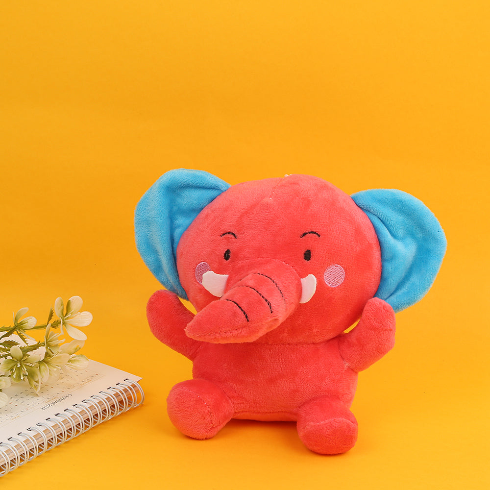 Elephant Soft Toy With Blue Ears