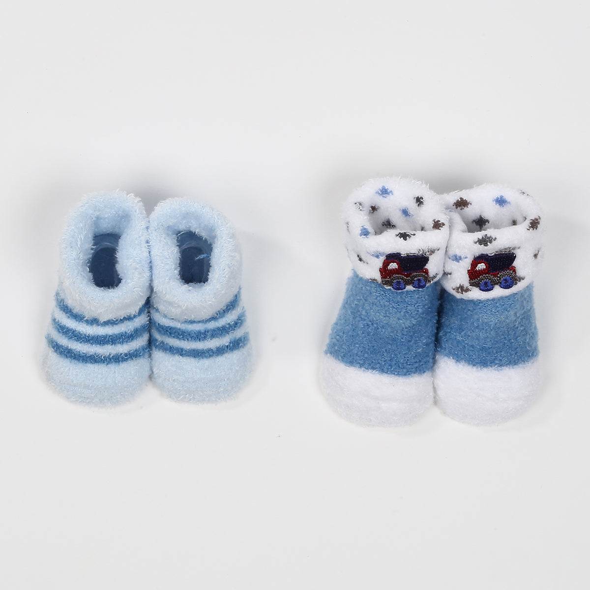 Baby Socks/Booties - Set of 2 - (0-6 m)