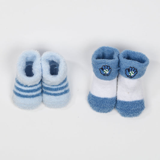 Baby Socks/Booties - Set of 2 - (0-6 m)