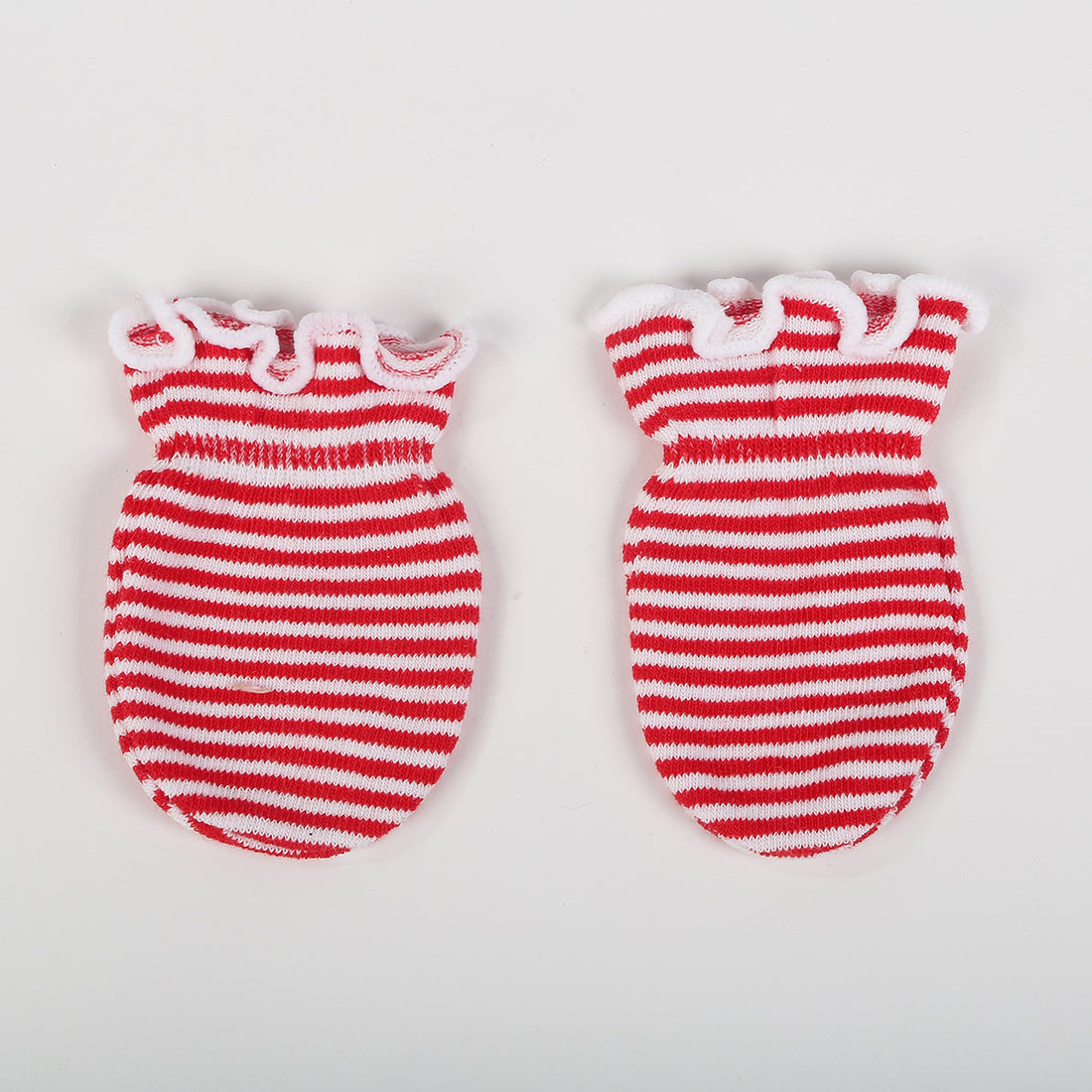 Cotton Cap, Mittens and Booties Set - 0 - 6 m