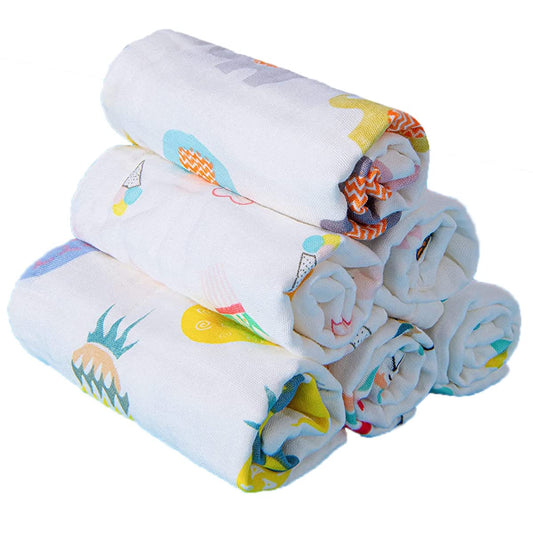 6 Layer Muslin Washcloths (Pack of 6)