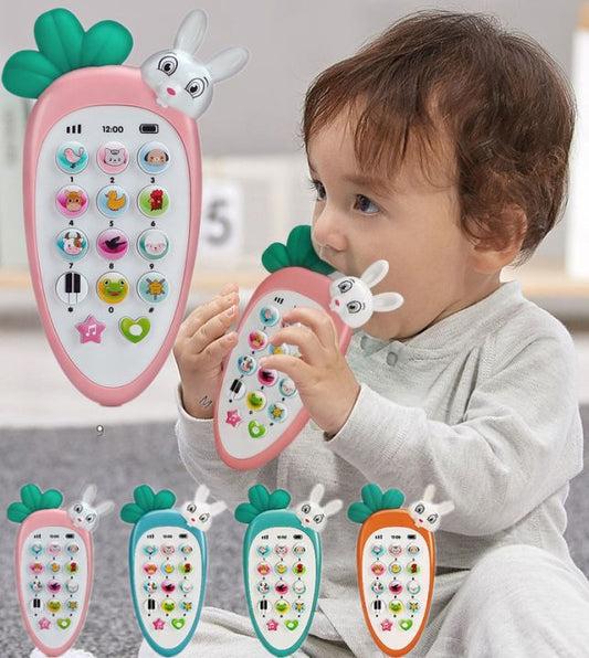 Baby Musical Mobile Phone Toy with Teether