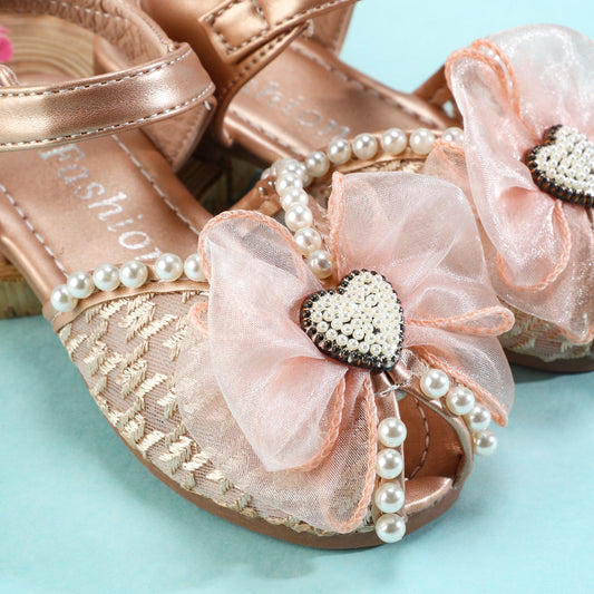 Studded and Embellished Sandals for Girls