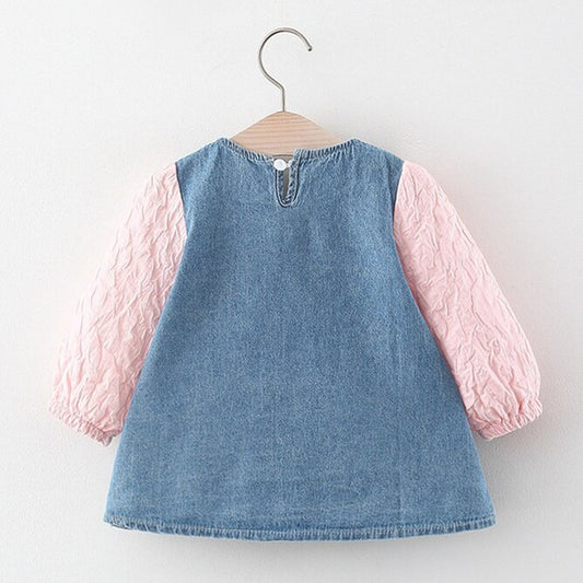Full Sleeve Denim Frock